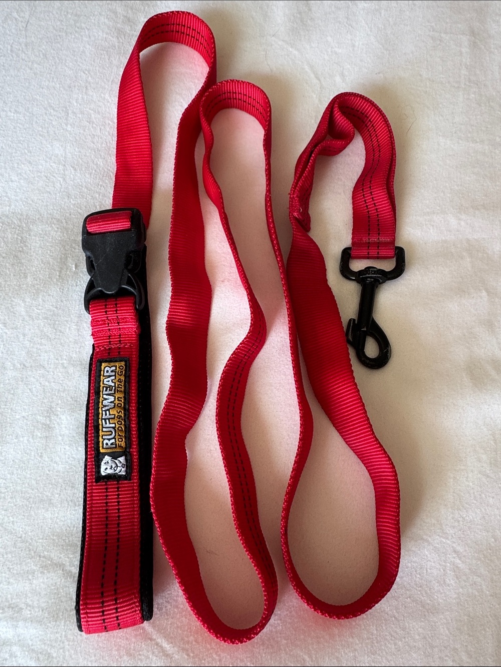 RUFFWEAR DOG LEASH - 74” LONG - RED